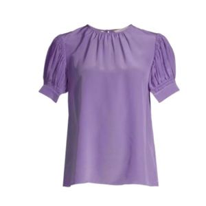 Rebecca Taylor silk short sleeve NWT never worn blouse